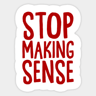 Stop Making Sense Sticker